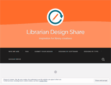 Tablet Screenshot of librariandesignshare.org